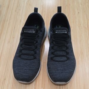 Skechers Charcoal Knit Sneakers
